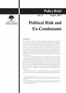 Political Risk and Ex-Combatants